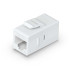 Conector Keystone Cat6 Pass-Through UniFi Ubiquiti, Pachet 12 buc., UACC-Keystone-Coupler-C6